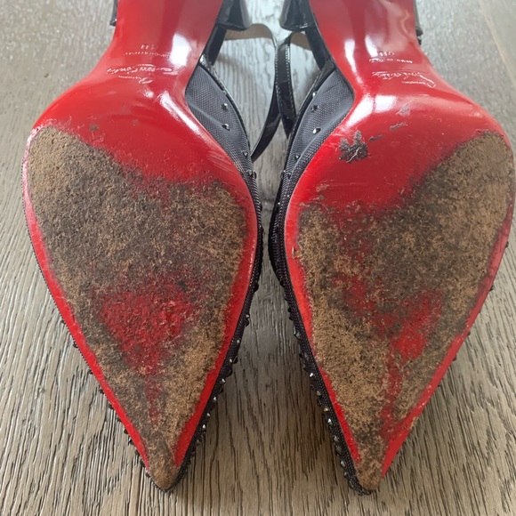 SOLD - Louboutin Twistissima Strass heels 85 size 40 - Picture 4 of 5